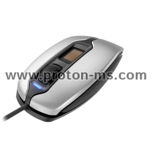 CHERRY MC 4900 Easy Log-On and Authentication By Fingerprint, Silver/black
