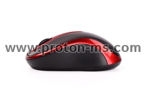 Wireless mouse A4tech G3-280N-2, V-Track PADLESS, black/red, USB