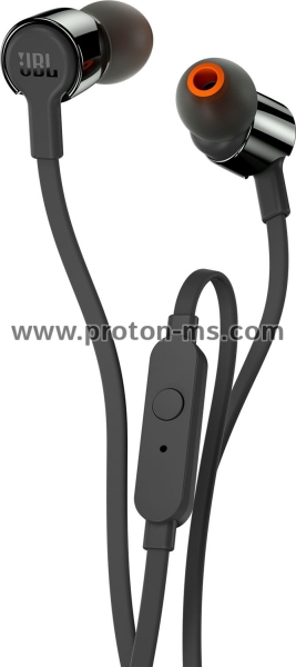 Headphones in-ear JBL T210, Black