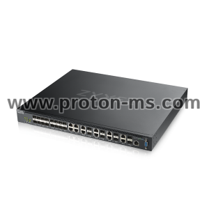 Суич ZYXEL XS3800-28, 28-port 10GbE, L3, RAM 8Gb