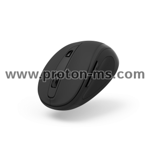 Безжична мишка Hama MW-400 V2, 6-бутонна, Ергономична, USB, Черна