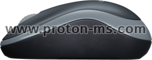 Безжична оптична мишка LOGITECH M185, USB, Сив/Черен