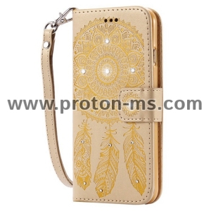 iPhone 6 / 6S Plus KISSCASE Case Luxury Glitter Leather Case Cases Leather Flip Wallet Holder, Dark