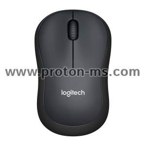 Безжична оптична мишка LOGITECH M220 Silent, Черна, USB