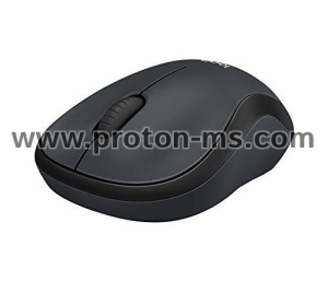 Wireless optical mouse LOGITECH M220 Silent, Black, USB