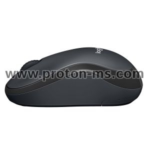 Wireless optical mouse LOGITECH M220 Silent, Black, USB
