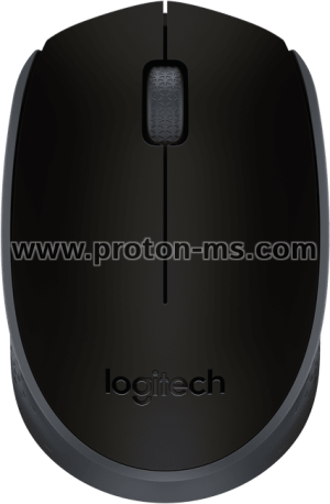 Wireless optical mouse LOGITECH M171, Black, USB