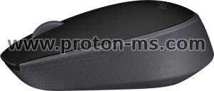 Wireless optical mouse LOGITECH M171, Black, USB