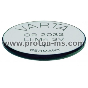 Lithium Button Battery CR 2032 1pc  bulk 3V  VARTA