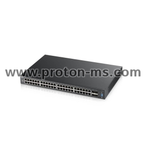 Switch ZYXEL XGS2210-52, 48 Ports Gigabit, Managed L3, 4xSFP, Rack-Mount