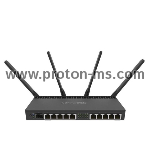 Router MikroTik RB4011iGS+5HacQ2HnD-IN, CPU 1.4GHz, 1GB, 10x10/100/1000, 1 SFP+port, WiFi