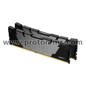 Memory Kingston FURY Renegade Black 32GB(2x16GB) DDR4 4000MHz CL19 KF440C19RB12K2/32
