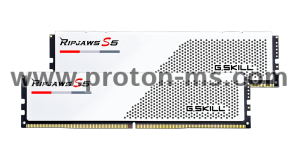Memory G.SKILL Ripjaws S5 White 32GB(2x16GB) DDR5 PC5-41600 5200MHz CL36 F5-5200J3636C16GX2-RS5W