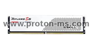 Memory G.SKILL Ripjaws S5 White 32GB(2x16GB) DDR5 PC5-41600 5200MHz CL36 F5-5200J3636C16GX2-RS5W