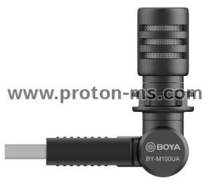 BOYA Miniature Condenser Microphone BY-M100UA, USB-A
