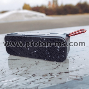 Hama "PowerBrick 2.0" Bluetooth® Loudspeaker, Splash-Protected, 8W, blk