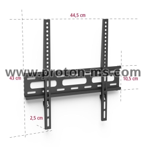 Hama FIX TV Wall Bracket, 3 Stars, 165 cm (75"), black