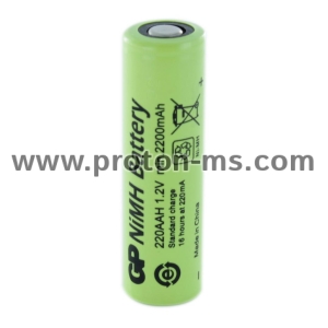 Rechargeable battery GP R6 AA  220AAH-B  2200mAh NiMH 1pc  bulk Industrial GP