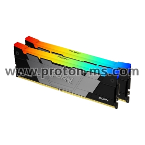 Memory Kingston FURY Renegade RGB 16GB(2x8GB) DDR4 3600MHz CL16 KF436C16RB2AK2/16