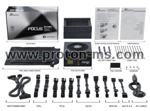 Захранващ блок Seasonic FOCUS PX-850, 850W, 80+ Platinum