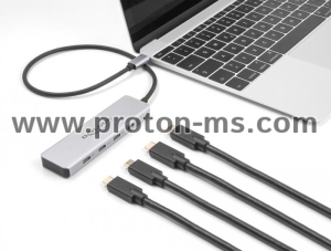 USB хъб Delock 64231, USB-C - 4 x USB-C, 10 Gbps