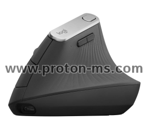 Wireless optical mouse LOGITECH MX Vertical Advanced Ergonomic Graphite, Bluetooth