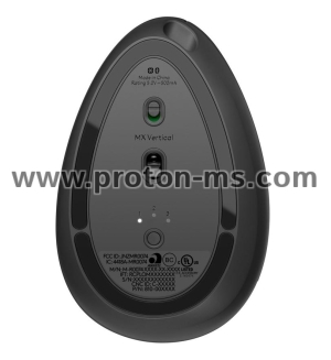 Wireless optical mouse LOGITECH MX Vertical Advanced Ergonomic Graphite, Bluetooth