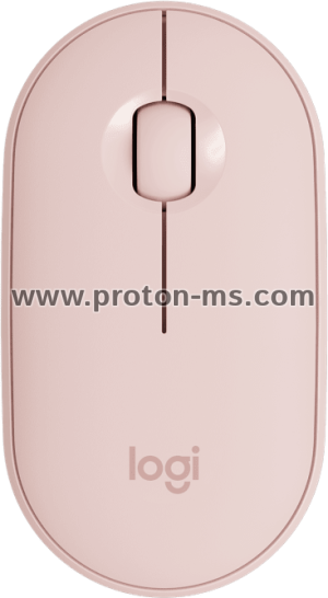 Wireless optical mouse LOGITECH Pebble M350, Pink, USB
