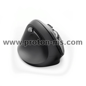 Hama Vertical, ergonomic EMW-500L" left-handed wireless mouse, 6 btns, blck