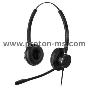 Headphone Addasound Crystal 2872 Duo, UC, Black
