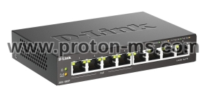 Switch D-Link DGS-1008P, 4x PoE + 4 x standard, 10/100/1000, Gigabit,