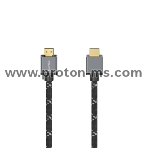 Hama Ultra High Speed HDMI™ Cable, Plug - Plug, 8K, Metal, Ethernet, 1.0 m
