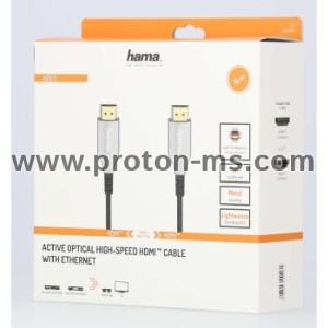 Hama Optical, Active HDMI™ Cable, Plug-Plug, 4K, gold-plated, 15 m