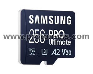 Memory card Samsung PRO Ultimate microSD Card (2023), 256GB, Adapter