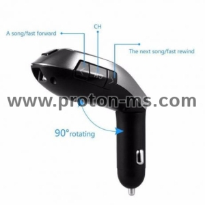 X7 Wireless Bluetooth Car Kit MP3 Player FM Transmitter SD USB Charger for Phone