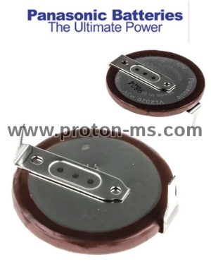 Rechargeable Lithium  Button Battery VL2020 HFN 3V 20 mAh  PANASONIC