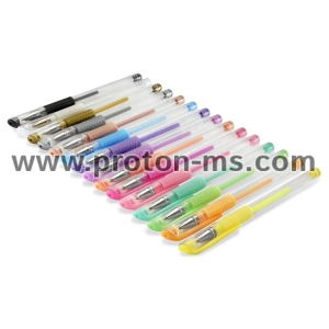 Комплект от 15 гел химикалки Hama "Pastel & Classic"