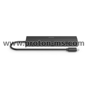 Hama USB-C Hub, Multiport, 6 Ports, 3 x USB-A, USB-C, HDMI™, LAN/Ethernet
