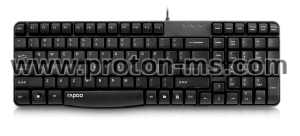 Жична клавиатура RAPOO N2400, USB 3.0, Черен