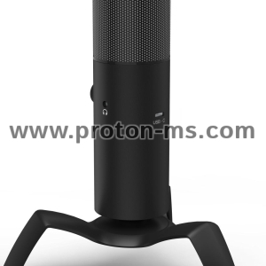 Настолен микрофон uRage Stream 750 HD Illuminated, Черен