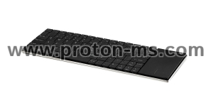 Безжична клавиатура RAPOO E2710, Мултимедийна, 2.4Ghz, Тъч-пад, Кирилизирана, Черена