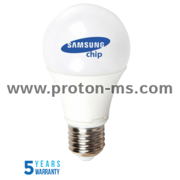 LED Bulb Samsung chip 9W E27 A58 Plastic Warm White Light