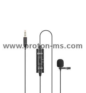 Микрофон брошка BOYA BY-M1S, 3.5mm жак