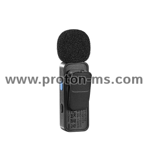 BOYA BY-V10 Wireless Lapel Microphone System, Omnidirectional USB-C 