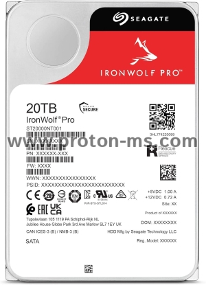 HDD SEAGATE IronWolf ST20000NT001, 120TB, 256MB Cache, SATA 6.0Gb/s