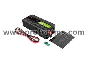 Инвертор GREEN CELL, 12/220V, DC/AC, 500W/1000W INVGC12P500LCD  LCD, Чиста синусоида