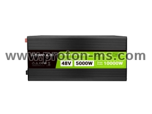 Инвертор GREEN CELL, 48/220V,  DC/AC, 5000W/10000W, INVGCP5000LCD  LCD Чиста синусоида