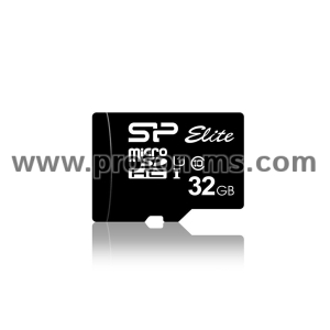 Memory card Silicon Power Elite, 32GB, Micro SDHC/SDXC, UHS-I, SD Adapter