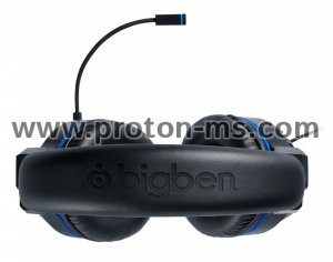 Gaming headset Nacon Bigben PS4 Official Headset V3, Microphone, Black/Blue