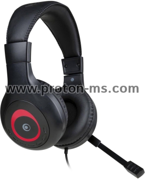 Gaming headset Nacon Bigben Nintendo Switch Headset V1, Microphone, Black/Red